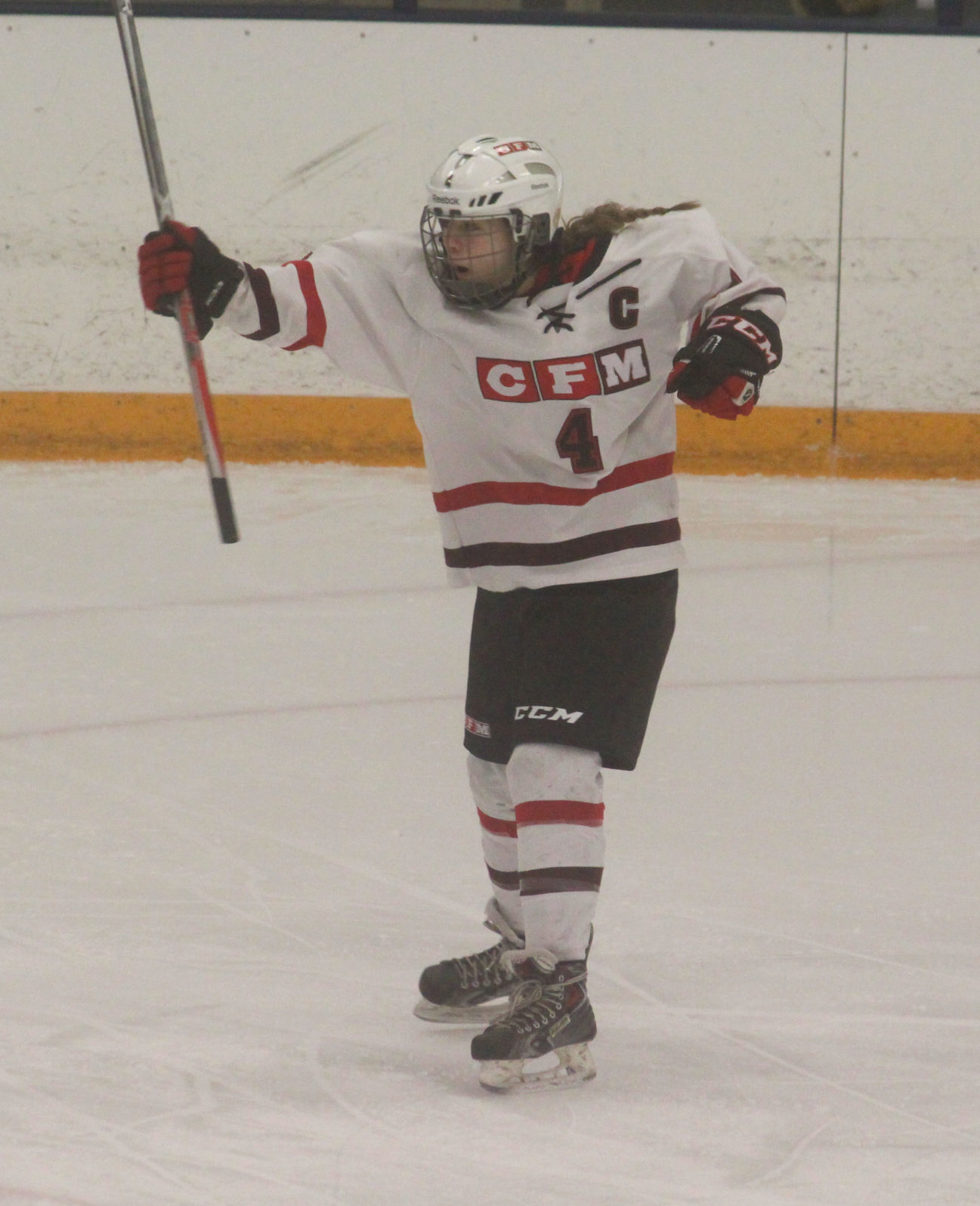 Chi-Hi/Menomonie girls hockey vs Appleton United at Eau Claire 12-28-17